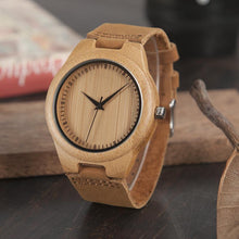 Load image into Gallery viewer, loomrack Sub-Saharan Bamboo Wristwatch Quartz Watches