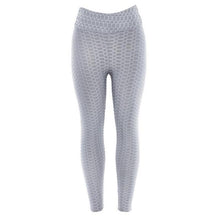 Load image into Gallery viewer, loomrack Super High Waist Textured Leggings Leggings Silver / S