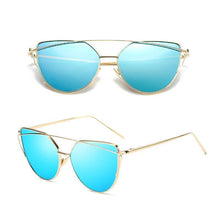 Load image into Gallery viewer, loomrack Thin Metal Frame Cat Eye Sunglasses Sunglasses