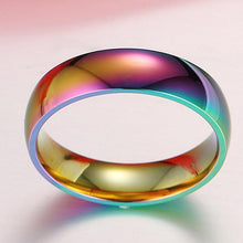 Load image into Gallery viewer, loomrack Titanium Pride Ring Rings