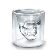 Load image into Gallery viewer, loomrack Transparent Skull Whiskey Glasses/Shot Glasses Wine Glasses 25ml