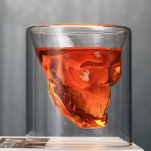Load image into Gallery viewer, loomrack Transparent Skull Whiskey Glasses/Shot Glasses Wine Glasses