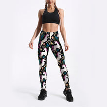 Load image into Gallery viewer, loomrack Unicorn Flower Print Leggings Leggings