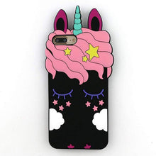 Load image into Gallery viewer, loomrack Unicorn iPhone Case - For iPhone X / SE / 5C / 5S / 6 / 6 Plus / 6S / 7 / 8 Plus Phone Cases Unicorn Style - 3 / For iPhone 4 4S