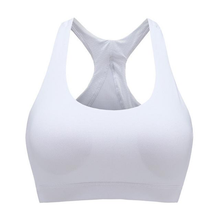 Load image into Gallery viewer, loomrack V-shape Mesh Crop Workout Top Sports Bras White / L