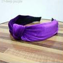 Load image into Gallery viewer, loomrack Velvet Knotted Twist Headband Hair Accessories Light Purple