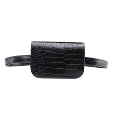 Load image into Gallery viewer, loomrack Vintage Alligator PU Leather Belt Fanny Pack Novelty Bags
