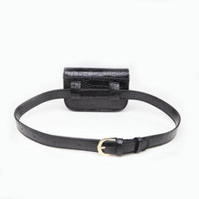 Load image into Gallery viewer, loomrack Vintage Alligator PU Leather Belt Fanny Pack Novelty Bags