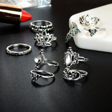 Load image into Gallery viewer, loomrack Vintage Bohemian Ring Sets Rings