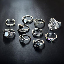 Load image into Gallery viewer, loomrack Vintage Bohemian Ring Sets Rings