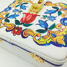 Load image into Gallery viewer, loomrack Vintage Floral Ceramic Top Handle Bag Top-Handle Bags