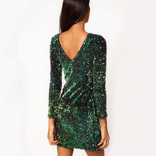 Load image into Gallery viewer, loomrack Vintage Long Sleeve Sequin Dress Girl's Dresses