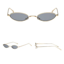 Load image into Gallery viewer, loomrack Vintage Micro Metal Oval Frame Sunglasses Sunglasses