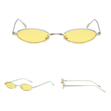 Load image into Gallery viewer, loomrack Vintage Micro Metal Oval Frame Sunglasses Sunglasses