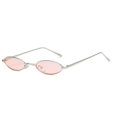 Load image into Gallery viewer, loomrack Vintage Micro Metal Oval Frame Sunglasses Sunglasses Pink