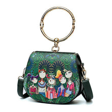 Load image into Gallery viewer, loomrack Vintage Round Handle Bohemian Fashionista Bag Top-Handle Bags