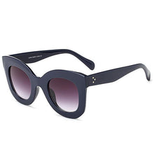 Load image into Gallery viewer, loomrack Vintage Thick Cat Eye Glasses Sunglasses Blue
