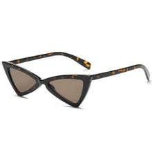 Load image into Gallery viewer, loomrack Vintage Triangle Retro Sunglasses Sunglasses Leopard