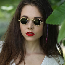 Load image into Gallery viewer, loomrack Vintage Ultra-Micro Round Frame Sunglasses Sunglasses