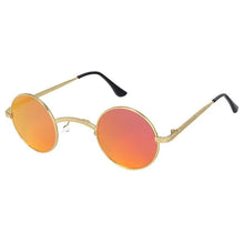 Load image into Gallery viewer, loomrack Vintage Ultra-Micro Round Frame Sunglasses Sunglasses Red