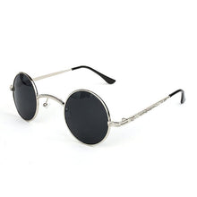 Load image into Gallery viewer, loomrack Vintage Ultra-Micro Round Frame Sunglasses Sunglasses Silver Grey