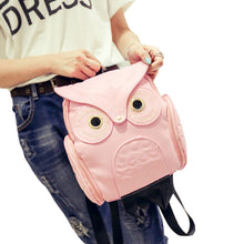 Load image into Gallery viewer, loomrack Whimsy Owl Embossed School Bag Backpacks