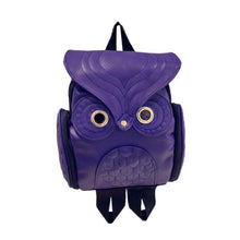 Load image into Gallery viewer, loomrack Whimsy Owl Embossed School Bag Backpacks Blue