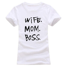 Load image into Gallery viewer, loomrack Wife Mom Boss T-Shirts