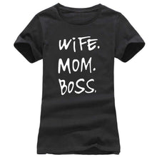 Load image into Gallery viewer, loomrack Wife Mom Boss T-Shirts