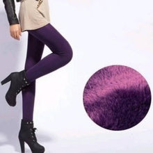 Load image into Gallery viewer, loomrack Wintrex™ - Super Elastic Faux Velvet Winter Leggings Leggings