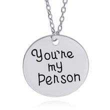 Load image into Gallery viewer, loomrack You're my Person Necklace Set of 2 Pendant Necklaces