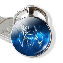 Load image into Gallery viewer, loomrack Zodiac Sign Keyrings Key Chains