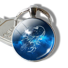 Load image into Gallery viewer, loomrack Zodiac Sign Keyrings Key Chains