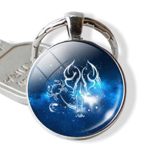 Load image into Gallery viewer, loomrack Zodiac Sign Keyrings Key Chains Cancer
