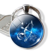 Load image into Gallery viewer, loomrack Zodiac Sign Keyrings Key Chains Sagittarius
