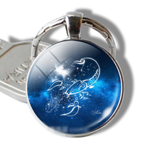 Load image into Gallery viewer, loomrack Zodiac Sign Keyrings Key Chains Scorpio