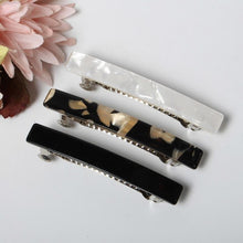 Load image into Gallery viewer, Minimalistic Acrylic Hair Clip Barrettes HairClips A Color