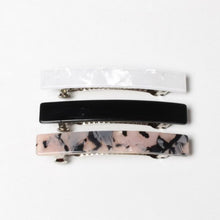 Load image into Gallery viewer, Minimalistic Acrylic Hair Clip Barrettes HairClips A Color