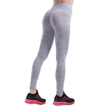 Load image into Gallery viewer, No Pain, No Gain Push Up Breathable Leggings Leggings Light Gray / S