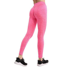 Load image into Gallery viewer, No Pain, No Gain Push Up Breathable Leggings Leggings Pink / S