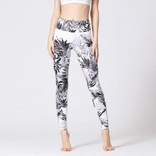 Load image into Gallery viewer, Premium Abstract Print High Waist Leggings Leggings Black White / S