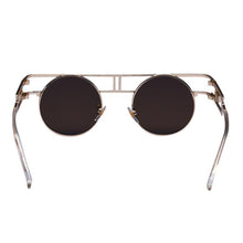 Load image into Gallery viewer, Rectangular Geometric Metal Frame Round Sunglasses Sunglasses NO1