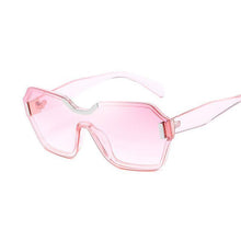 Load image into Gallery viewer, Rimless Oversized Square Frame Sunglasses Sunglasses c26 green green