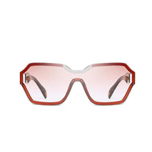 Load image into Gallery viewer, Rimless Oversized Square Frame Sunglasses Sunglasses c26 green green