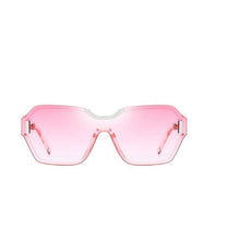Load image into Gallery viewer, Rimless Oversized Square Frame Sunglasses Sunglasses c6 pink pink