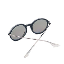 Load image into Gallery viewer, Round Frame Vintage Polarized Sunglasses Sunglasses C01 Black Smoke