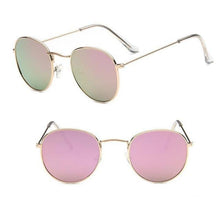 Load image into Gallery viewer, Round Mirror Sunglasses Sunglasses gold pink