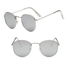 Load image into Gallery viewer, Round Mirror Sunglasses Sunglasses silver mercury