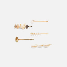 Load image into Gallery viewer, Sea Shell Hair Clip Barrettes HairClips Hair Clip_01