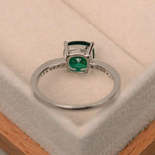 Load image into Gallery viewer, Square Birthstone Ring Rings 6 / LB